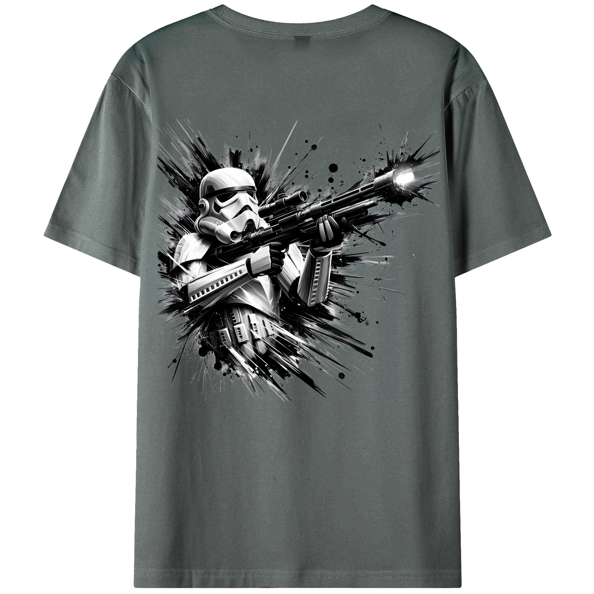 （画像用） スター・ウォーズ Star Wars 綿100％ メンズ半袖Tシャツ（バックプリント） 通気性